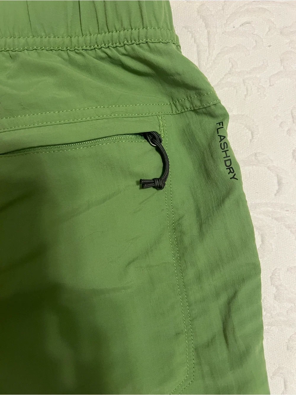 The North Face FlashDry Men’s Green Nylon Pull On Athletic Shorts size M